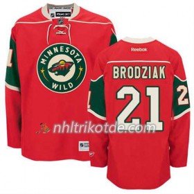 Reebok Minnesota Wild Trikot Kyle Brodziak #21 Heim Rot - Herren