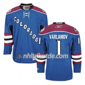 Reebok Colorado Avalanche Trikot Semyon Varlamov #1 Ausweich Bleu - Herren