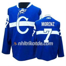 Reebok Montreal Canadiens Trikot Howie Morenz #7 Ausweich Bleu - Herren