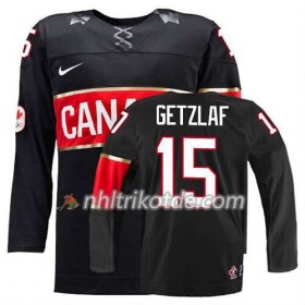 Reebok Canada Team Trikot Ryan Getzlaf #15 Ausweich Schwarz - Herren
