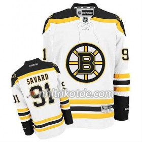 Reebok Boston Bruins Trikot Marc Savard #91 Auswärts Weiß - Herren
