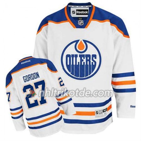 Reebok Edmonton Oilers Trikot Boyd Gordon #27 Auswärts Weiß - Herren