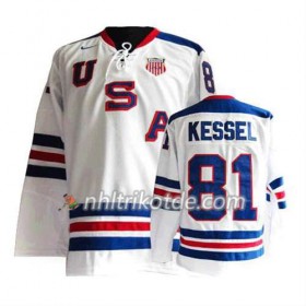 Reebok USA Team Trikot Phil Kessel #81 Weiß - Herren