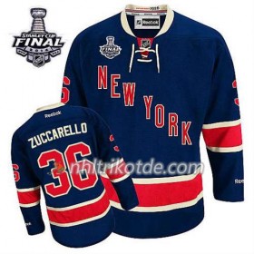 Reebok New York Rangers Trikot Martin St. Louis #36 Ausweich Blau 2014 Stanley Cup - Herren