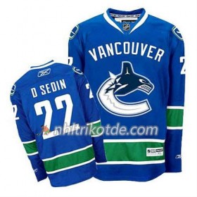 Reebok Vancouver Canucks Trikot Daniel Sedin #22 Heim Blau - Herren