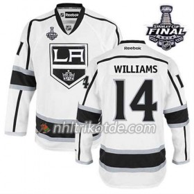 Los Angeles Kings Trikot Justin Williams #14 Auswärts Weiß 2014 Stanley Cup - Kinder