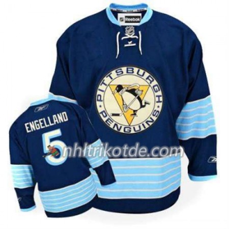 Reebok Pittsburgh Penguins Trikot Deryk Engelland 5 Blau Ausweich - Herren