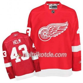 Reebok Detroit Red Wings Trikot Darren Helm #43 Heim Rot - Herren