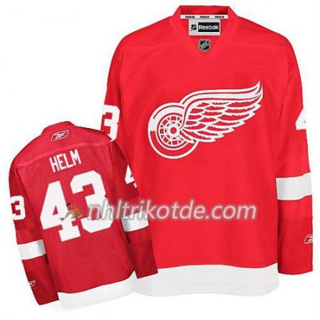 Reebok Detroit Red Wings Trikot Darren Helm #43 Heim Rot - Herren