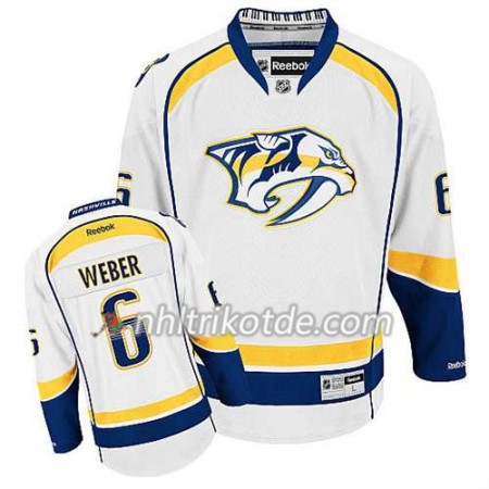 Reebok Nashville Predators Trikot Shea Weber #6 Auswärts Weiß - Herren