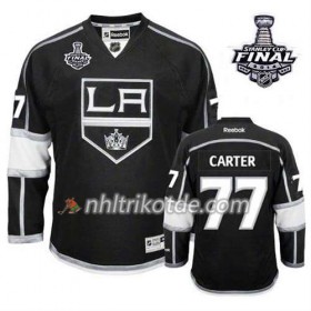 Reebok Los Angeles Kings Trikot Jarret Stoll #77 Heim Schwarz 2014 Stanley Cup - Herren