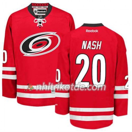 Reebok Carolina Hurricanes Trikot Riley Nash #20 Heim Rot - Herren