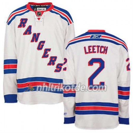Reebok New York Rangers Trikot Brian Leetch #2 Auswärts Weiß - Herren