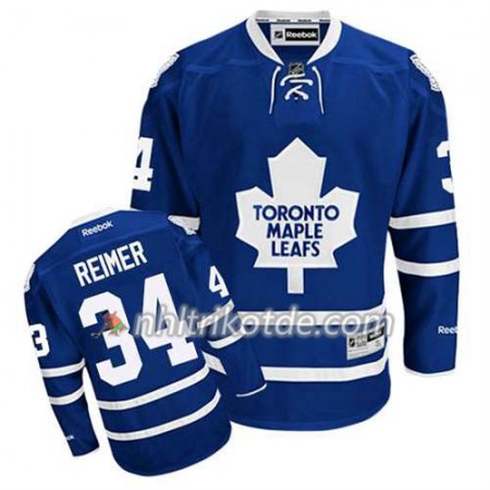 Reebok Toronto Maple Leafs Trikot James Reimer #34 Heim Blau - Herren Reebok Toronto Maple Leafs Trikot James Reimer #34 Heim Blau - Herren