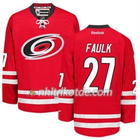 Reebok Carolina Hurricanes Trikot Justin Faulk #27 Heim Rot - Herren