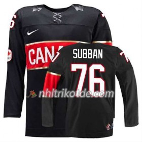 Reebok Canada Team Trikot P.K Subban #76 Ausweich Schwarz - Herren