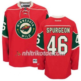 Reebok Minnesota Wild Trikot Jared Spurgeon #46 Heim Rot - Herren