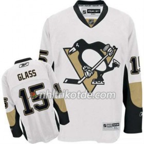 Reebok Pittsburgh Penguins Trikot Tanner Glass 15 Weiß Auswärts - Herren