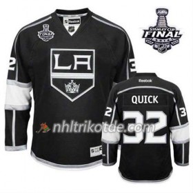 Reebok Los Angeles Kings Trikot Jeff Carter #32 Heim Schwarz 2014 Stanley Cup - Herren