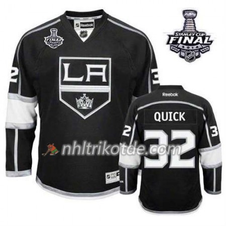 Reebok Los Angeles Kings Trikot Jeff Carter #32 Heim Schwarz 2014 Stanley Cup - Herren