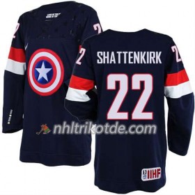 Reebok USA Team Trikot Kevin Shattenkirk #22 Blau - Herren