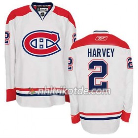 Reebok Montreal Canadiens Trikot Doug Harvey #2 Auswärts Weiß - Herren