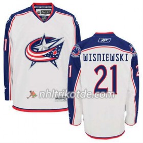 Reebok Columbus Blue Jackets Trikot James Wisniewski #21 Auswärts Weiß - Herren