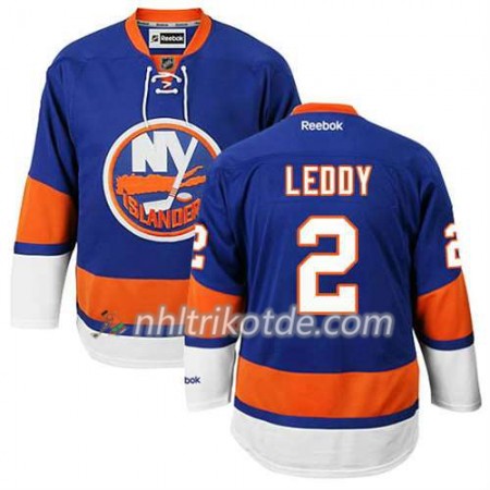 Reebok New York Islanders Trikot Nick Leddy #2 Heim Blau - Herren