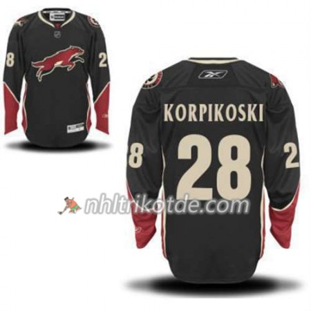 Reebok Arizona Coyotes Trikot Lauri Korpikoski 28 Schwarz Ausweich - Herren