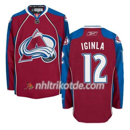 Reebok Colorado Avalanche Trikot Jarome Iginla #12 Heim Rot - Herren
