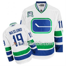 Reebok Vancouver Canucks Trikot Markus Naslund #19 Ausweich Weiß - Herren
