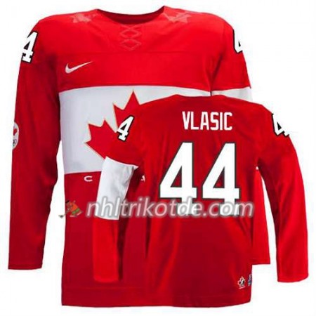 Canada Team Trikot Marc-Edouard Vlasic #44 Auswärts Rot - Kinder