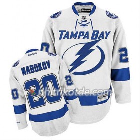 Reebok Tampa Bay Lightning Trikot Evgeni Nabokov #20 Auswärts Weiß - Herren