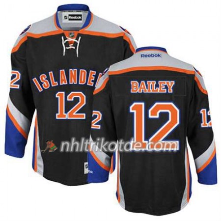 Reebok New York Islanders Trikot Josh Bailey #12 Ausweich Schwarz - Herren