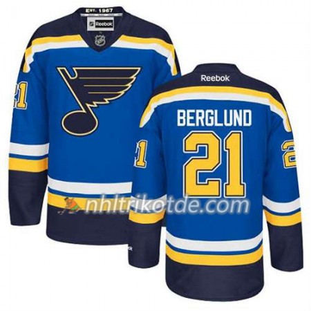 Reebok St. Louis Blues Trikot Patrik Berglund #21 Heim Blau - Herren
