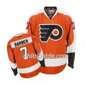 Reebok Philadelphia Flyers Trikot Bill Barber #7 Heim Orange - Herren
