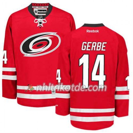 Reebok Carolina Hurricanes Trikot Nathan Gerbe #14 Heim Rot - Herren