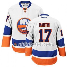 Reebok New York Islanders Trikot Matt Martin #17 Auswärts Weiß - Herren