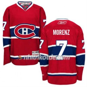Reebok Montreal Canadiens Trikot Howie Morenz #7 Heim Rot - Herren
