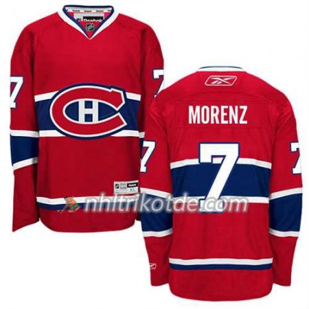 Reebok Montreal Canadiens Trikot Howie Morenz #7 Heim Rot - Herren