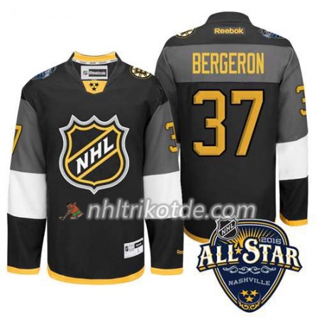 2016 All Star Boston Bruins Trikot Patrice Bergeron #37 Schwarz - Herren