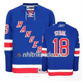 Reebok New York Rangers Trikot Marc Staal #18 Heim Blau - Herren