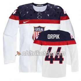 USA Team Trikot Brooks Orpik #44 Heim Weiß - Kinder