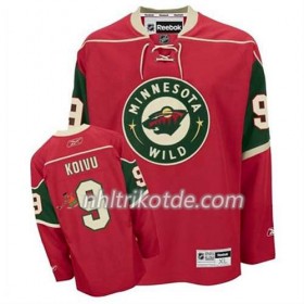 Reebok Minnesota Wild Trikot Mikko Koivu #9 Heim Rot - Herren