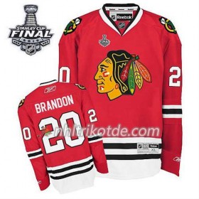 Chicago Blackhawks Trikot Brandon Saad #20 Heim Rot 2015 Stanley Cup - Kinder