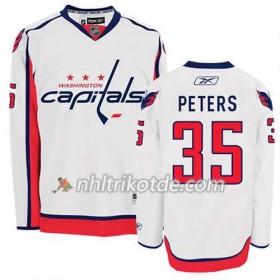 Reebok Washington Capitals Trikot Justin Peters #35 Auswärts Weiß - Herren