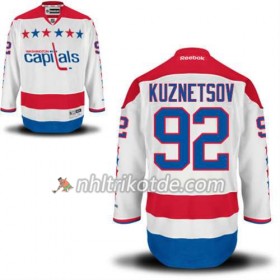 Reebok Washington Capitals Trikot Evgeny Kuznetsov #92 Premier Ausweich Weiß - Herren