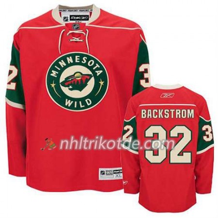 Reebok Minnesota Wild Trikot Niklas Backstrom #32 Heim Rot - Herren