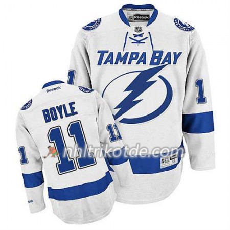 Reebok Tampa Bay Lightning Trikot Brian Boyle #11 Auswärts Weiß - Herren