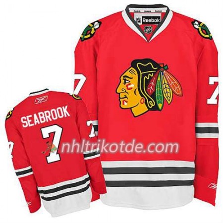 Chicago Blackhawks Trikot Brent Seabrook Rot #7 Premier Heim - Kinder
